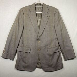 Vintage Paul Stuart Stuart II Sport Coat Men’s 40R Wool Silk Blazer Made in Cana